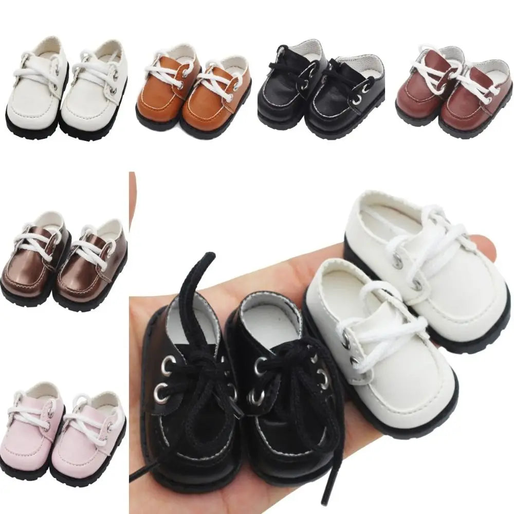 Accessories PU Leather PU Leather Shoes Shoes 1 Pair Miniature Shoes Lightweight Mini Dress Up Shoes Body