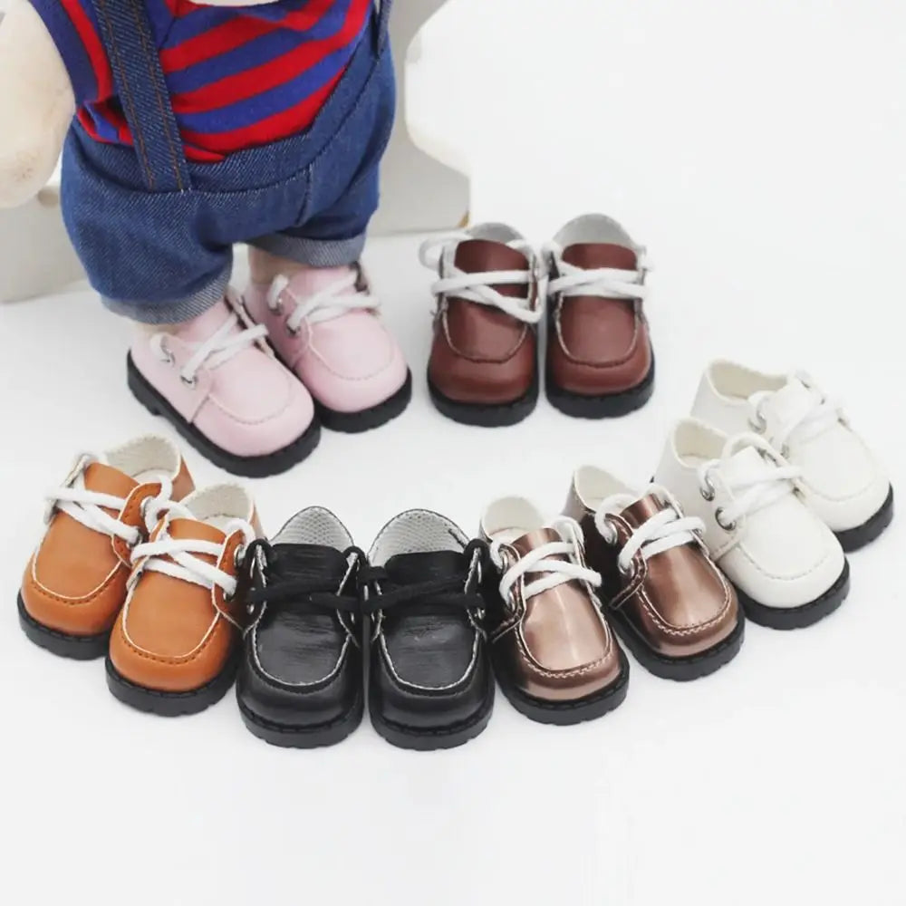 Accessories PU Leather PU Leather Shoes Shoes 1 Pair Miniature Shoes Lightweight Mini Dress Up Shoes Body