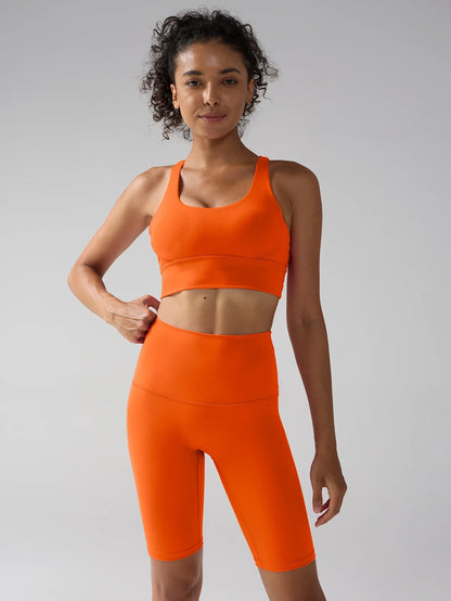 Workout Sportswear 2PCS Piece Female Women Active Wear Sports Tank Top Women Gym Workout Leggings Booty Bum Leggings