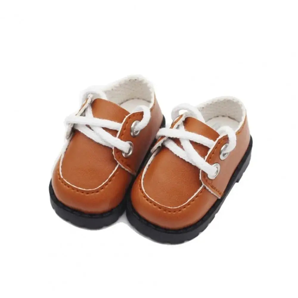 Accessories PU Leather PU Leather Shoes Shoes 1 Pair Miniature Shoes Lightweight Mini Dress Up Shoes Body
