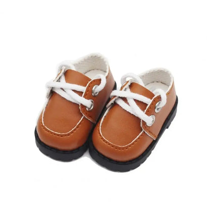 Accessories PU Leather PU Leather Shoes Shoes 1 Pair Miniature Shoes Lightweight Mini Dress Up Shoes Body