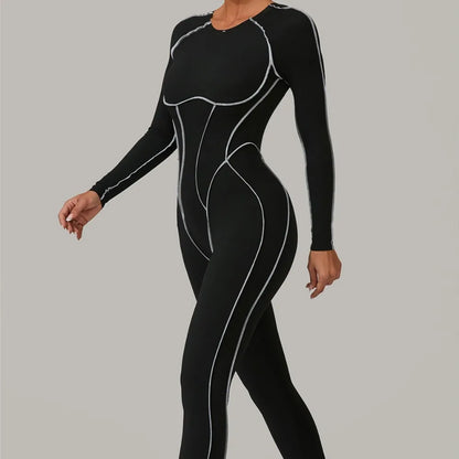 Workout Jumpsuit Sports Overalls Women Tracksuit Gym Clothing Running Romper Fitness Suits Gym Sportswear Yoga Set Activewear