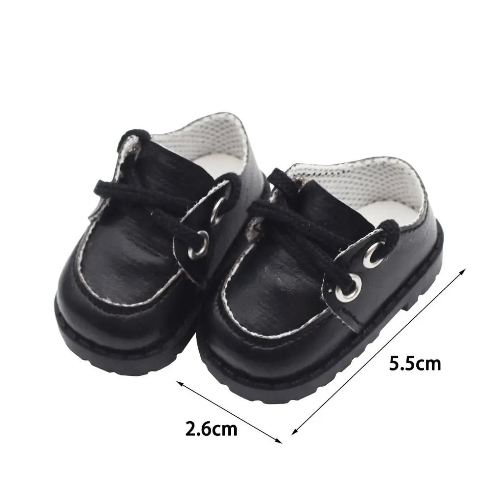 Accessories PU Leather PU Leather Shoes Shoes 1 Pair Miniature Shoes Lightweight Mini Dress Up Shoes Body