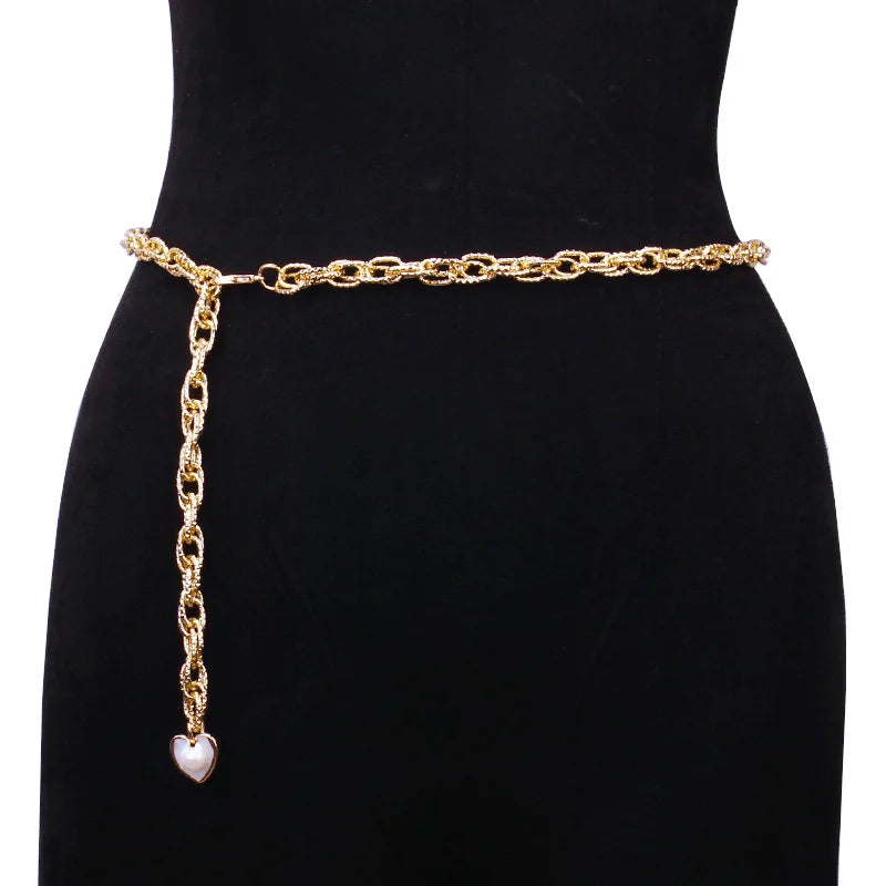 Summer Beach Metal Body Chain Accessories for Women Sexy Bikini Jewelry Belly Waist Chains Belts Waistband Gift