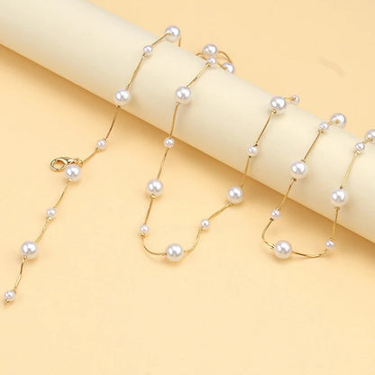 Accessories Ins Sexy Pure Desire Style Imitation Pearl Waist Chain Women&
