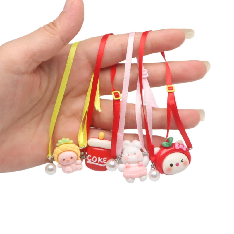 Adorable Mini Crossbody Bag Accessory for Dollhouse Doll; Doll Costume Complementary Dollhouse Mini Crossbody Bag