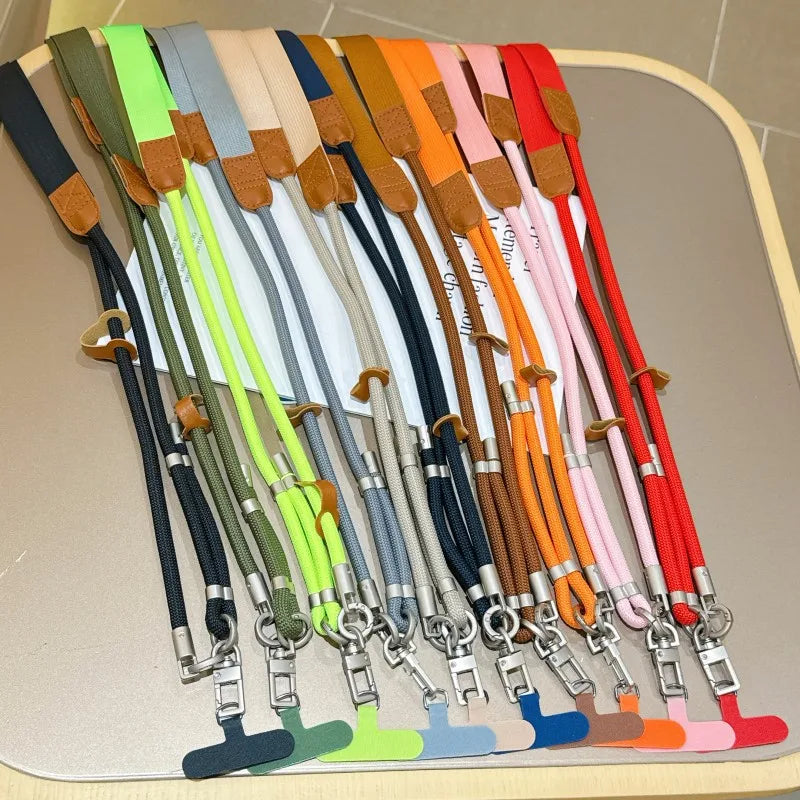 Adjustable Lanyard 130CM Crossbody Neck Cord Wrist Strap All Phone Cover Case Chain Fashion Anti Loss Comfortable Outdoor Rope