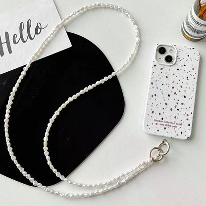 120CM Long Crossbody Bag Accessories Mobile Phone Lanyard Pearl Chain Women&