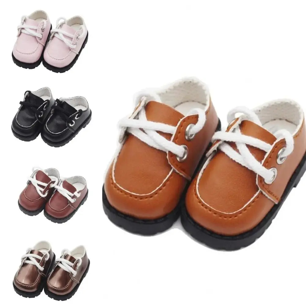 Accessories PU Leather PU Leather Shoes Shoes 1 Pair Miniature Shoes Lightweight Mini Dress Up Shoes Body