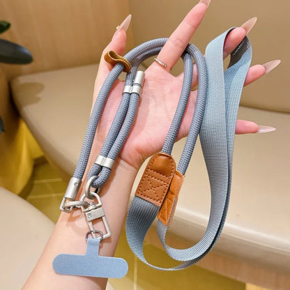 Adjustable Lanyard 130CM Crossbody Neck Cord Wrist Strap All Phone Cover Case Chain Fashion Anti Loss Comfortable Outdoor Rope