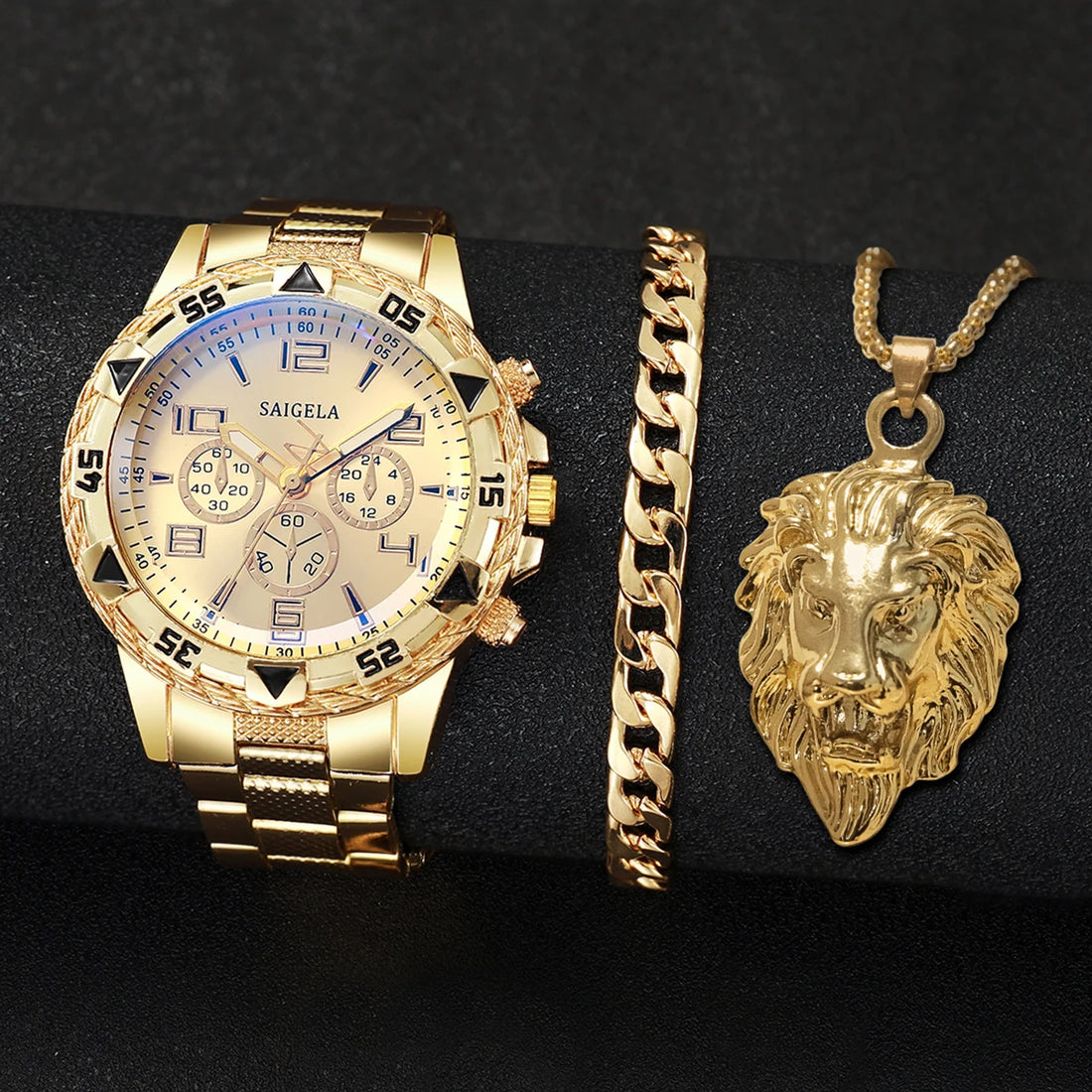 3PCS/Set Fashion Steel Band Men&