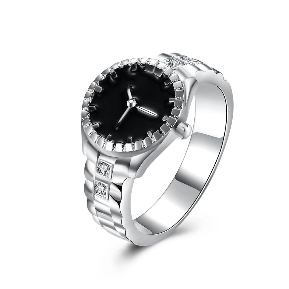 925 Sterling Silver Wrist Watch Zircon Rings For Women Luxury Quality Jewelry News Trends 2023 Offers With ALIZERO