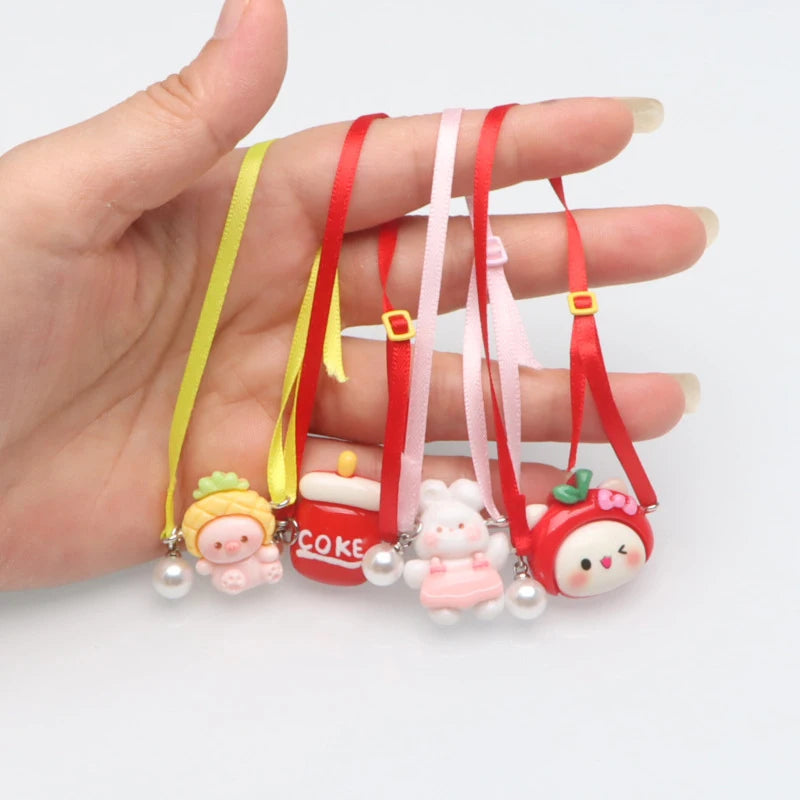 Adorable Mini Crossbody Bag Accessory for Dollhouse Doll; Doll Costume Complementary Dollhouse Mini Crossbody Bag