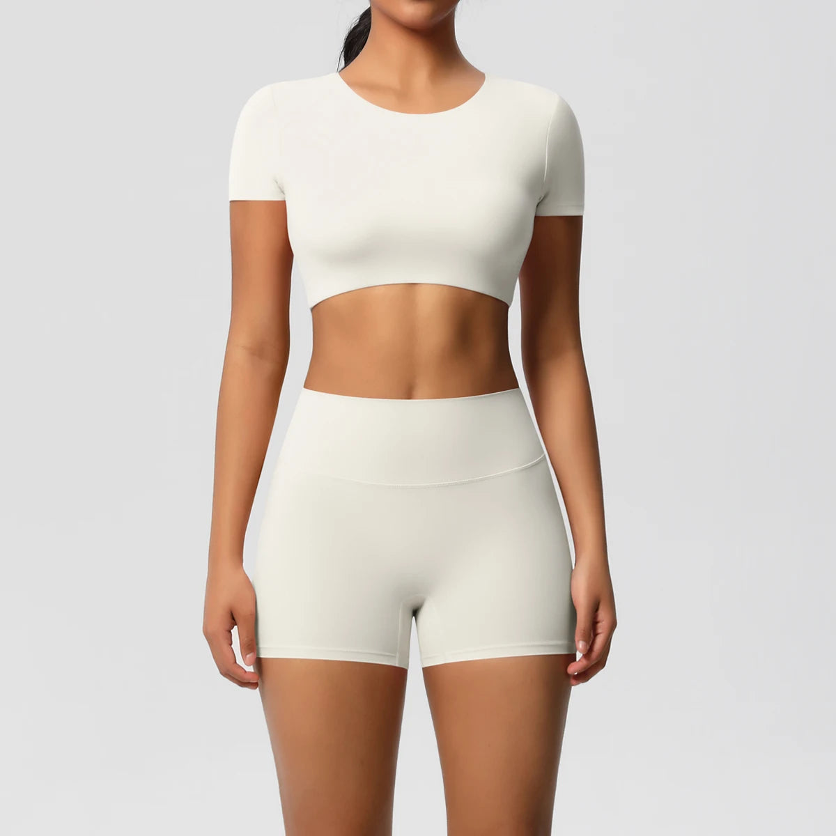 Workout Sportswear 2Pcs Piece Female Women Active Wear Sports Tank Top Women Gym Workout Leggins Booty Bum Leggins