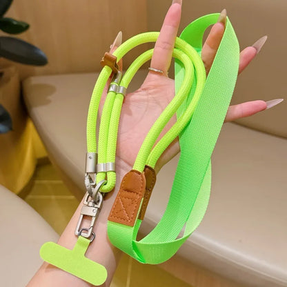 Adjustable Lanyard 130CM Crossbody Neck Cord Wrist Strap All Phone Cover Case Chain Fashion Anti Loss Comfortable Outdoor Rope