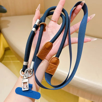 Adjustable Lanyard 130CM Crossbody Neck Cord Wrist Strap All Phone Cover Case Chain Fashion Anti Loss Comfortable Outdoor Rope