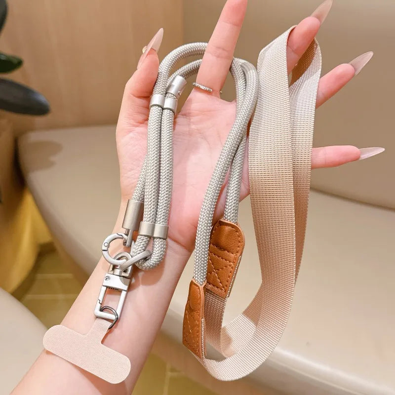 Adjustable Lanyard 130CM Crossbody Neck Cord Wrist Strap All Phone Cover Case Chain Fashion Anti Loss Comfortable Outdoor Rope