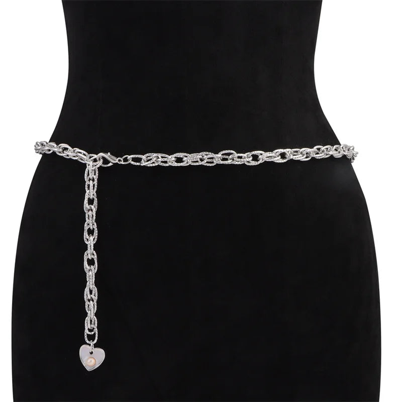 Summer Beach Metal Body Chain Accessories for Women Sexy Bikini Jewelry Belly Waist Chains Belts Waistband Gift