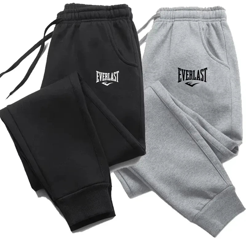Men Printed Activewear Joggers 2025 New Lightweight Breathable Running Pants for Gym Training Casual Sports Trousers
