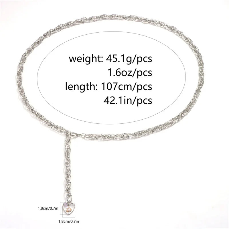 Summer Beach Metal Body Chain Accessories for Women Sexy Bikini Jewelry Belly Waist Chains Belts Waistband Gift