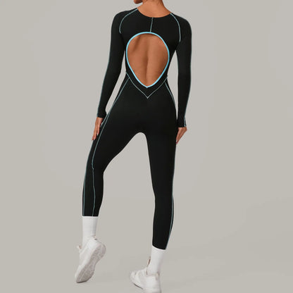 Workout Jumpsuit Sports Overalls Women Tracksuit Gym Clothing Running Romper Fitness Suits Gym Sportswear Yoga Set Activewear