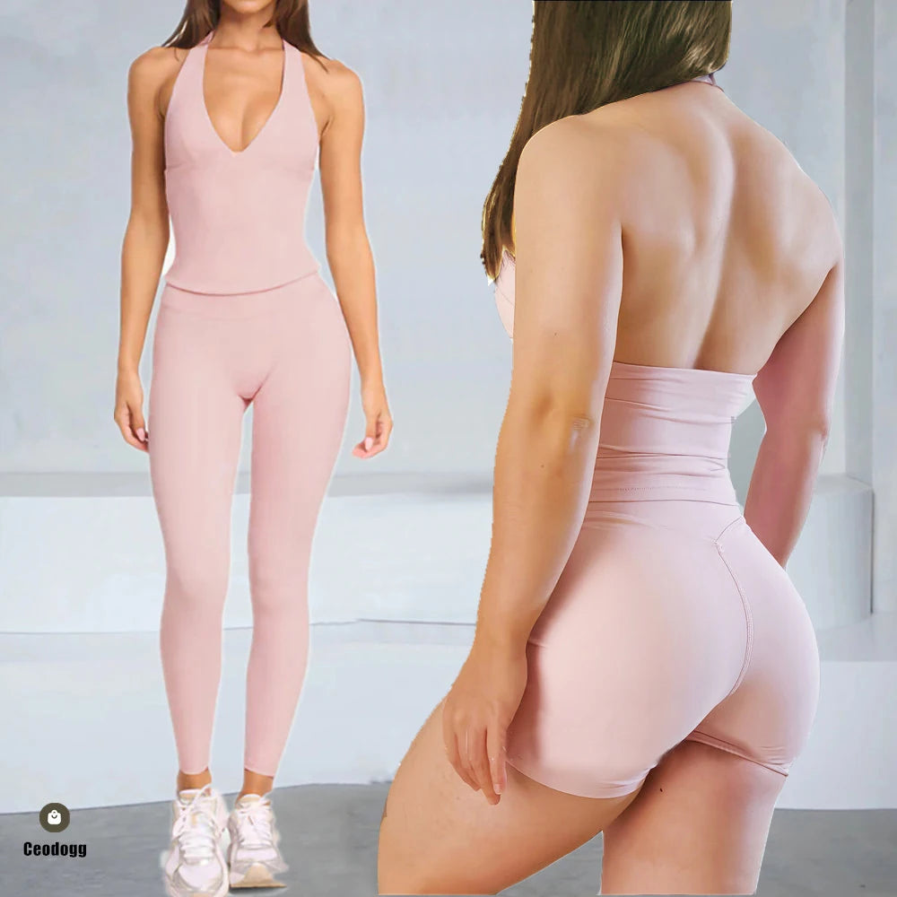 2PCS Sportswear Yoga Set Gym Clothes Yoga Suits Women Fitness Pant Tracksuits Sports Bra Gym Leggings Active Wear Suit XP189