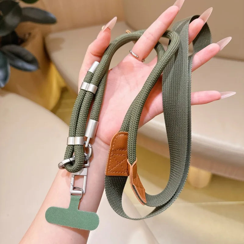 Adjustable Lanyard 130CM Crossbody Neck Cord Wrist Strap All Phone Cover Case Chain Fashion Anti Loss Comfortable Outdoor Rope