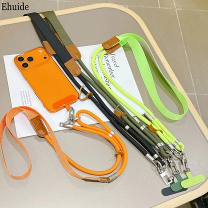 Adjustable Lanyard 130CM Crossbody Neck Cord Wrist Strap All Phone Cover Case Chain Fashion Anti Loss Comfortable Outdoor Rope
